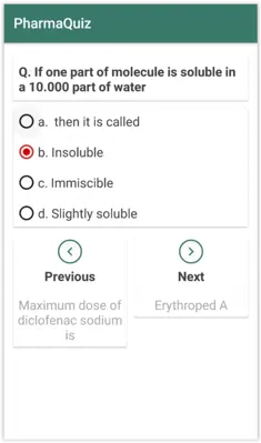 PharmaQuiz android App screenshot 1