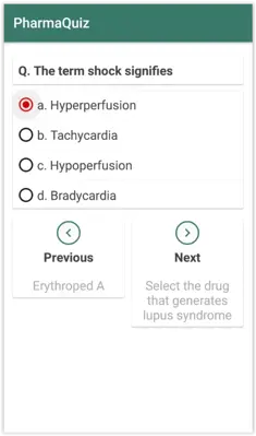 PharmaQuiz android App screenshot 2