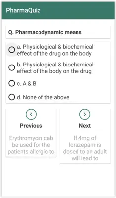 PharmaQuiz android App screenshot 6