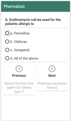 PharmaQuiz android App screenshot 7